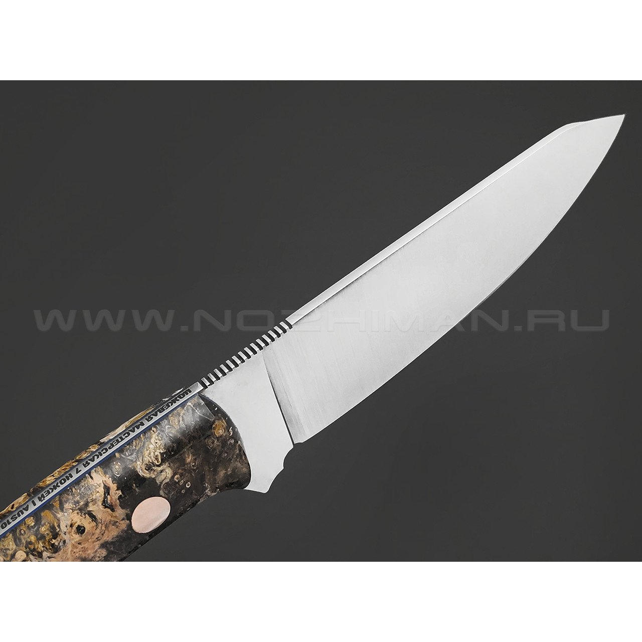 7 ножей нож Ц1 сталь Aus-10 satin, рукоять Стаб. кап клена