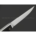 7 ножей нож Клык большой, сталь K340 satin, рукоять Carbon fiber, G10 white