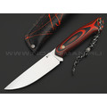 7 ножей нож Айсберг сталь D2 satin, рукоять G10 black & red 7 ножей нож Айсберг сталь D2 satin, рукоять G10 black & red