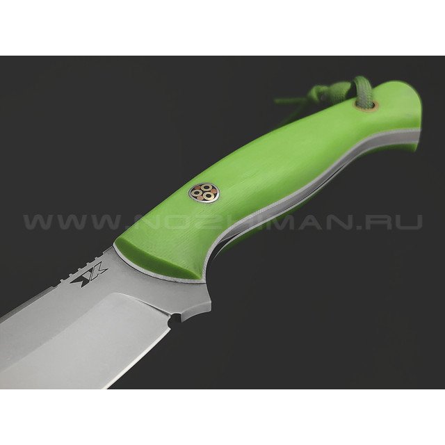 7 ножей нож Пиранья сталь PGK стоунвош, рукоять G10 green
