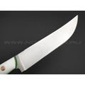 7 ножей нож Техно Пчак сталь Х12МФ satin, рукоять G10 white & green 7 ножей нож Техно Пчак сталь Х12МФ satin, рукоять G10 white & green