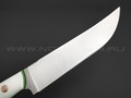 7 ножей нож Техно Пчак сталь Х12МФ satin, рукоять G10 white & green