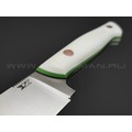 7 ножей нож Техно Пчак сталь Х12МФ satin, рукоять G10 white & green 7 ножей нож Техно Пчак сталь Х12МФ satin, рукоять G10 white & green