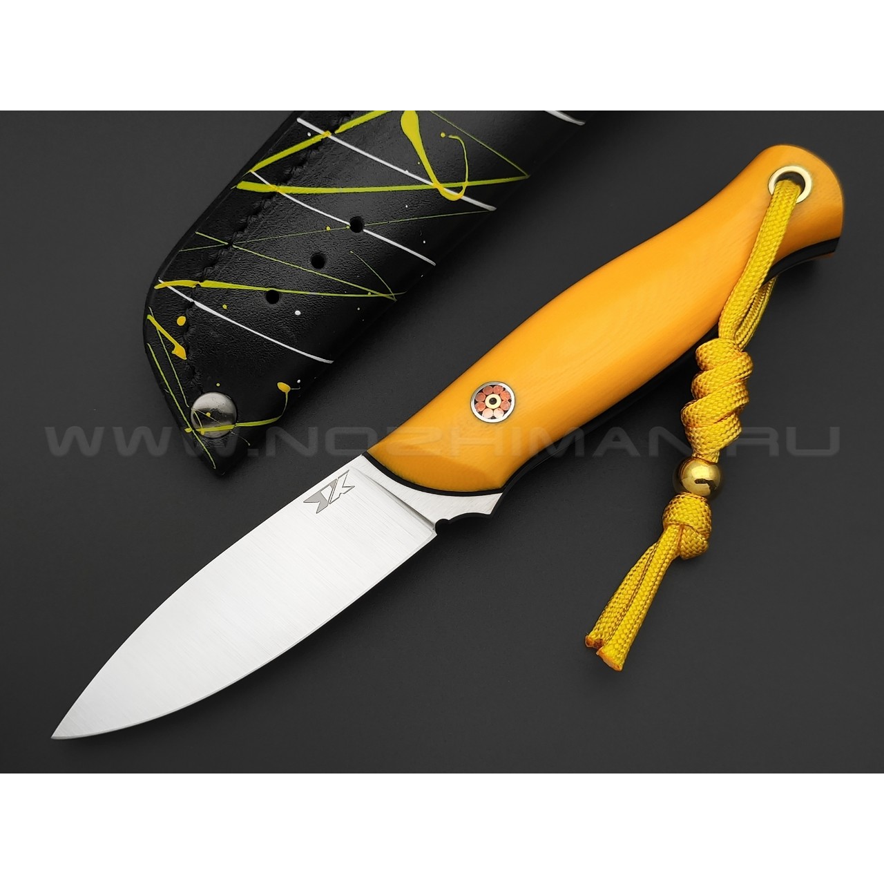 7 ножей нож Колибри сталь N690 satin, рукоять G10 yellow