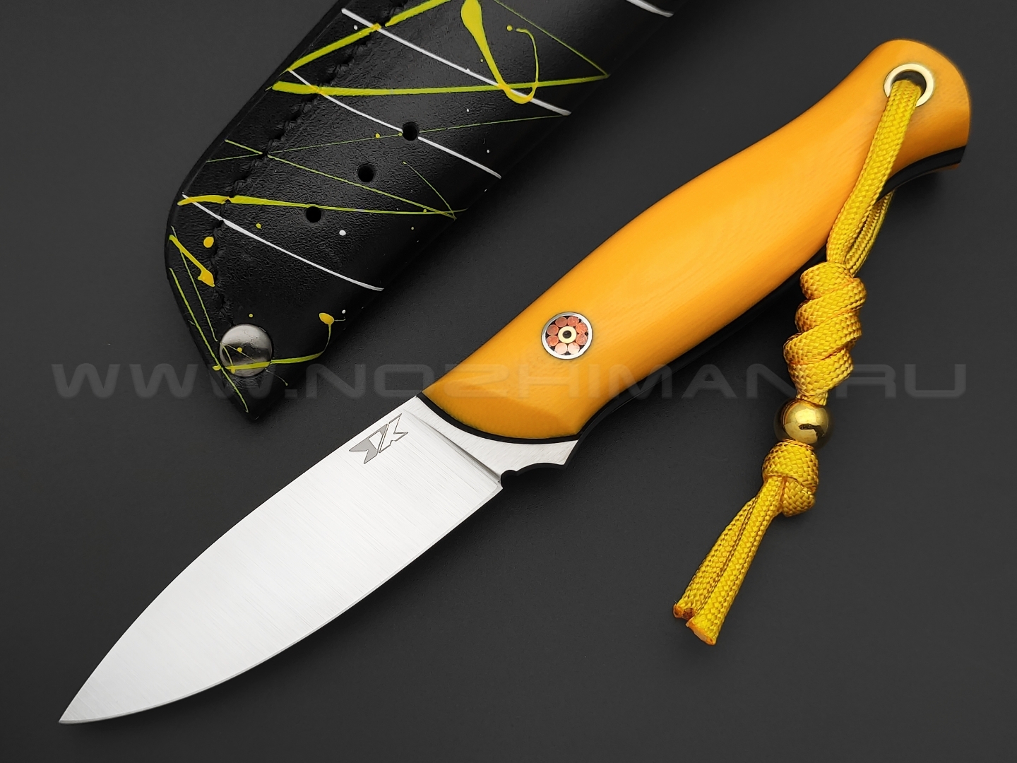 7 ножей нож Колибри сталь N690 satin, рукоять G10 yellow