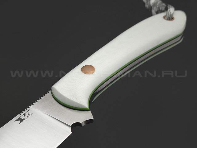 7 ножей нож Ц1 сталь VG-10 satin, рукоять G10 white & green