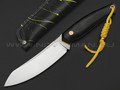 7 ножей нож Сунгай сталь K110 satin, рукоять G10 black & yellow