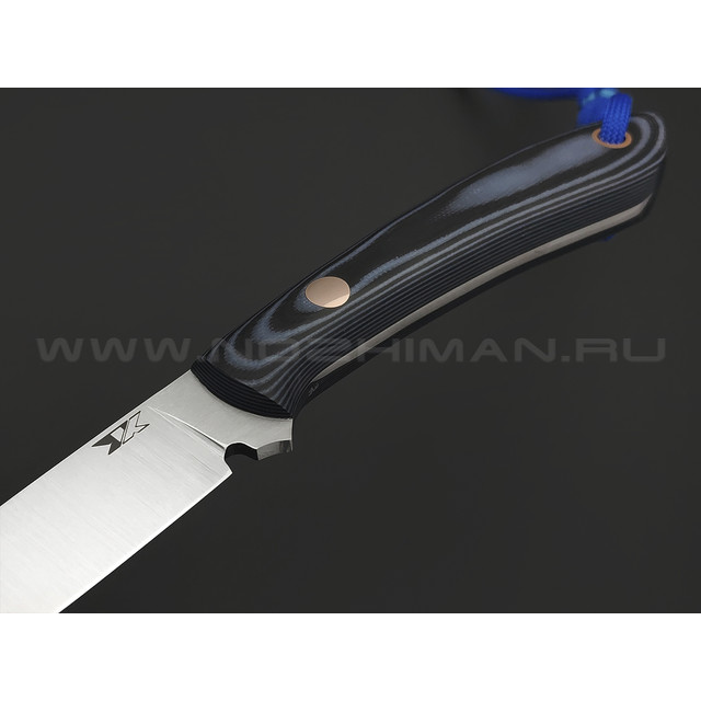 7 ножей нож Ц2 сталь Х12МФ satin, рукоять G10 black & navy