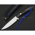 7 ножей нож Ц2 сталь Х12МФ satin, рукоять G10 black & navy 7 ножей нож Ц2 сталь Х12МФ satin, рукоять G10 black & navy