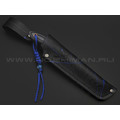 7 ножей нож Ц2 сталь Х12МФ satin, рукоять G10 black & navy 7 ножей нож Ц2 сталь Х12МФ satin, рукоять G10 black & navy