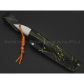 7 ножей нож Канадец сталь PGK satin, рукоять G10 white & orange