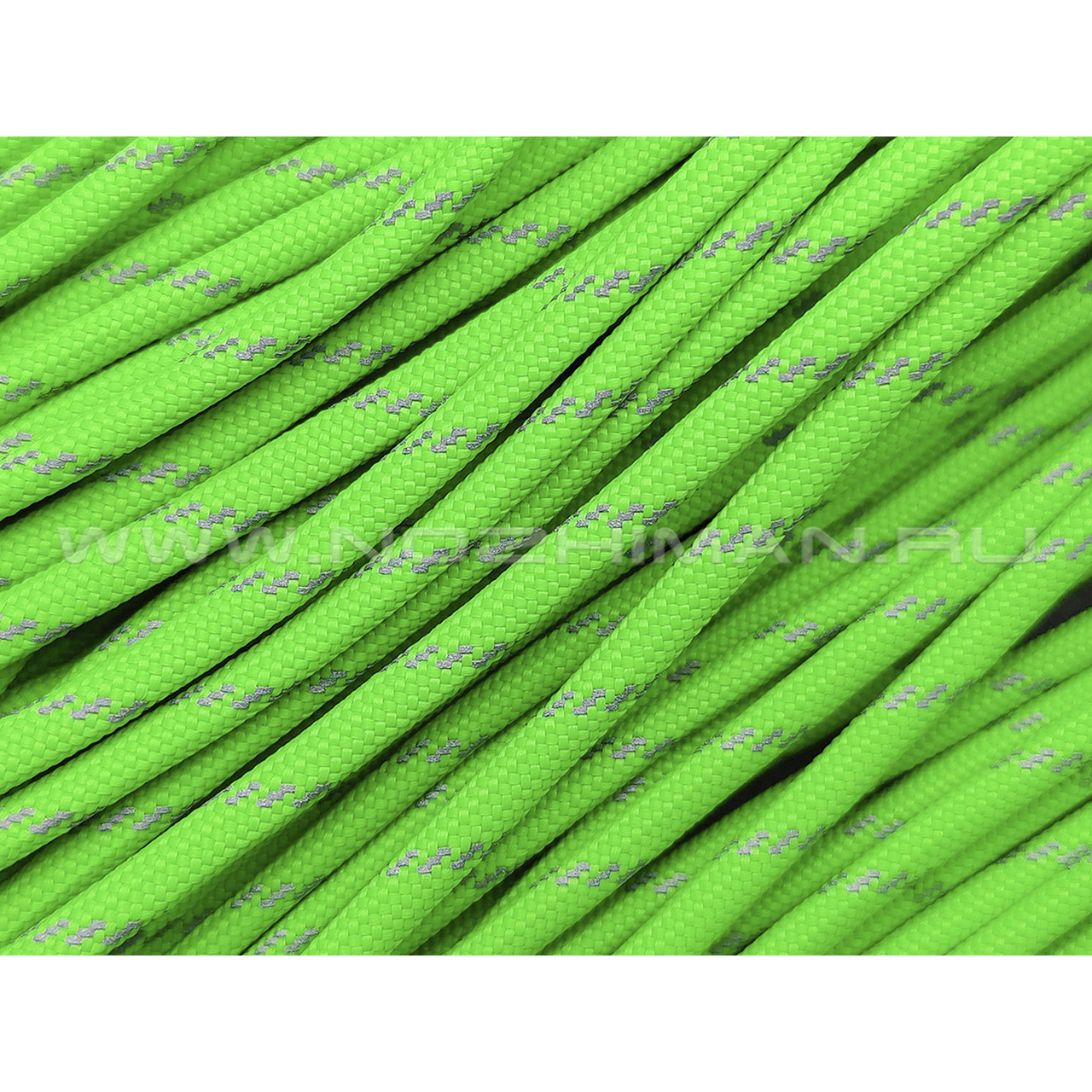 CORD Paracord 550 Светоотражающий Reflective Lime
