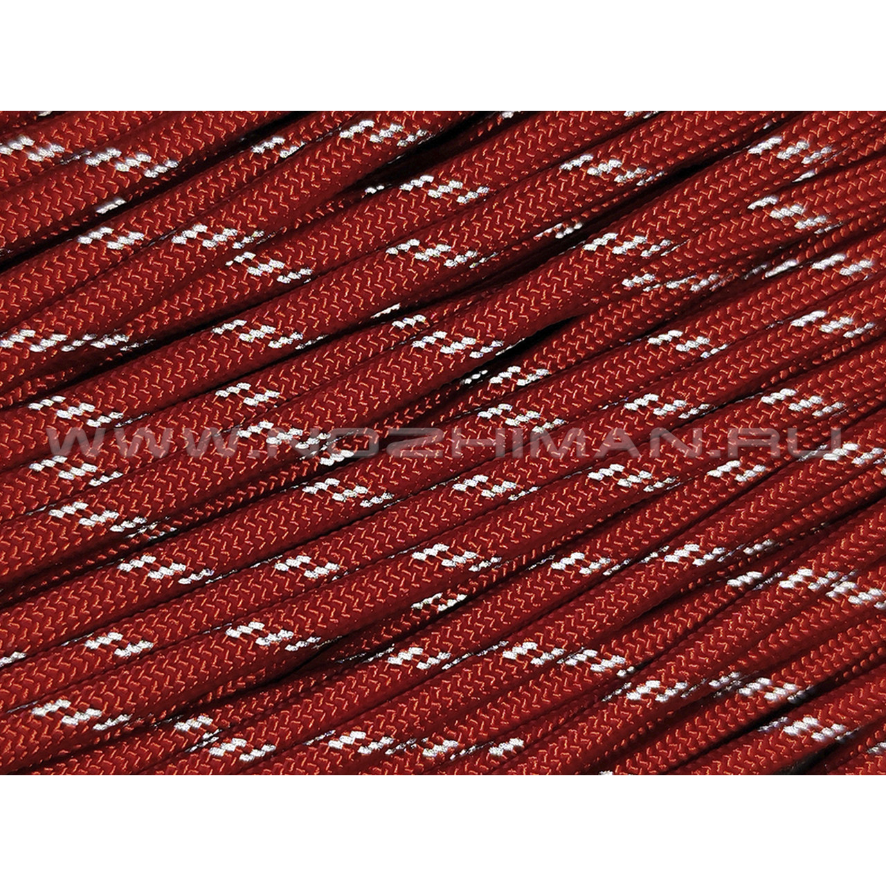 CORD Paracord 550 Светоотражающий Reflective Red