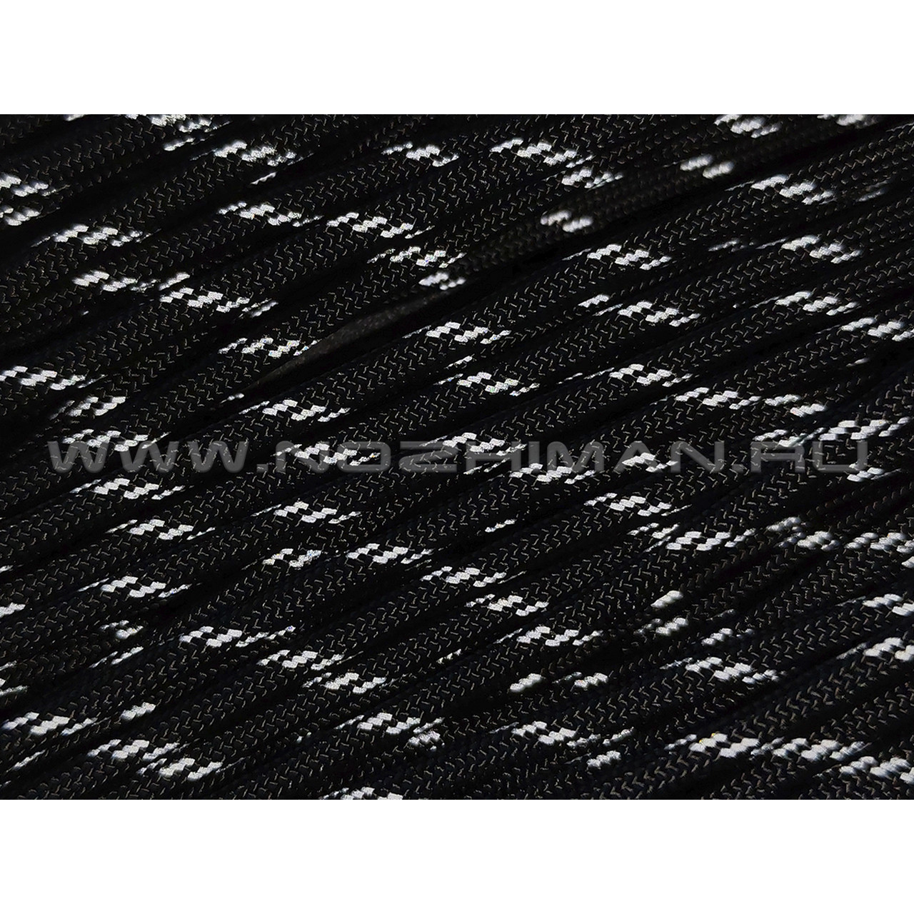 CORD Paracord 550 Светоотражающий Reflective Black