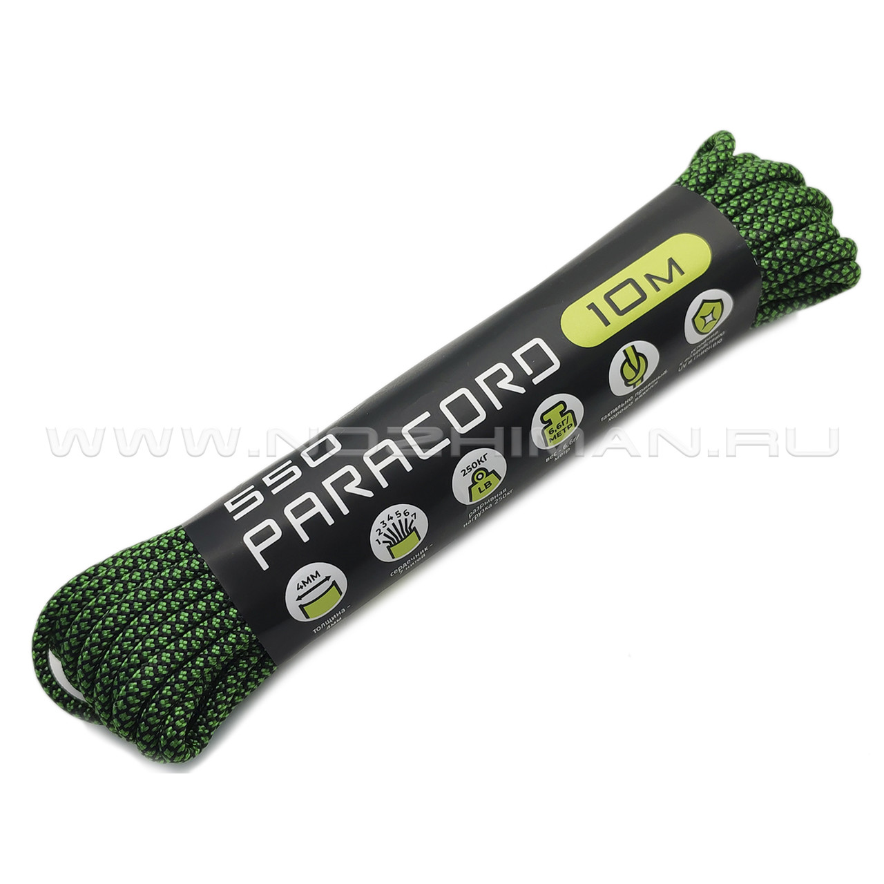 CORD Paracord 550 Green Snake