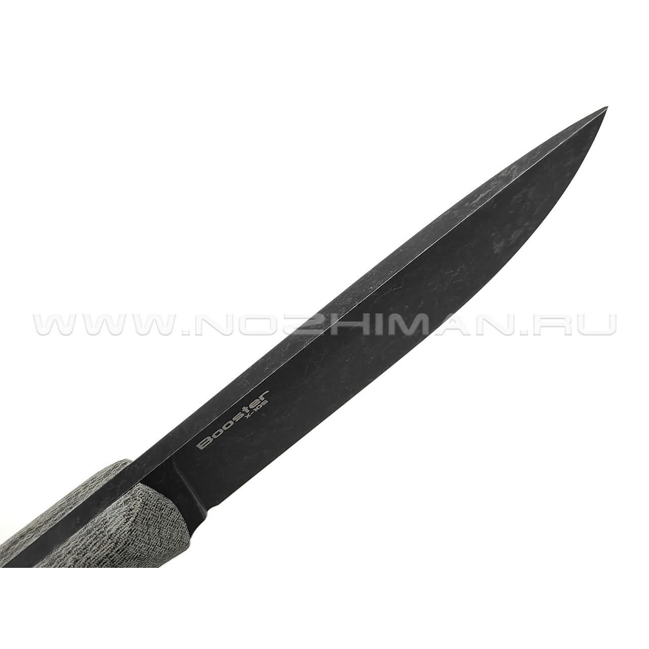 N.C.Custom нож Booster сталь X105 блэквош, рукоять микарта, ножны kydex