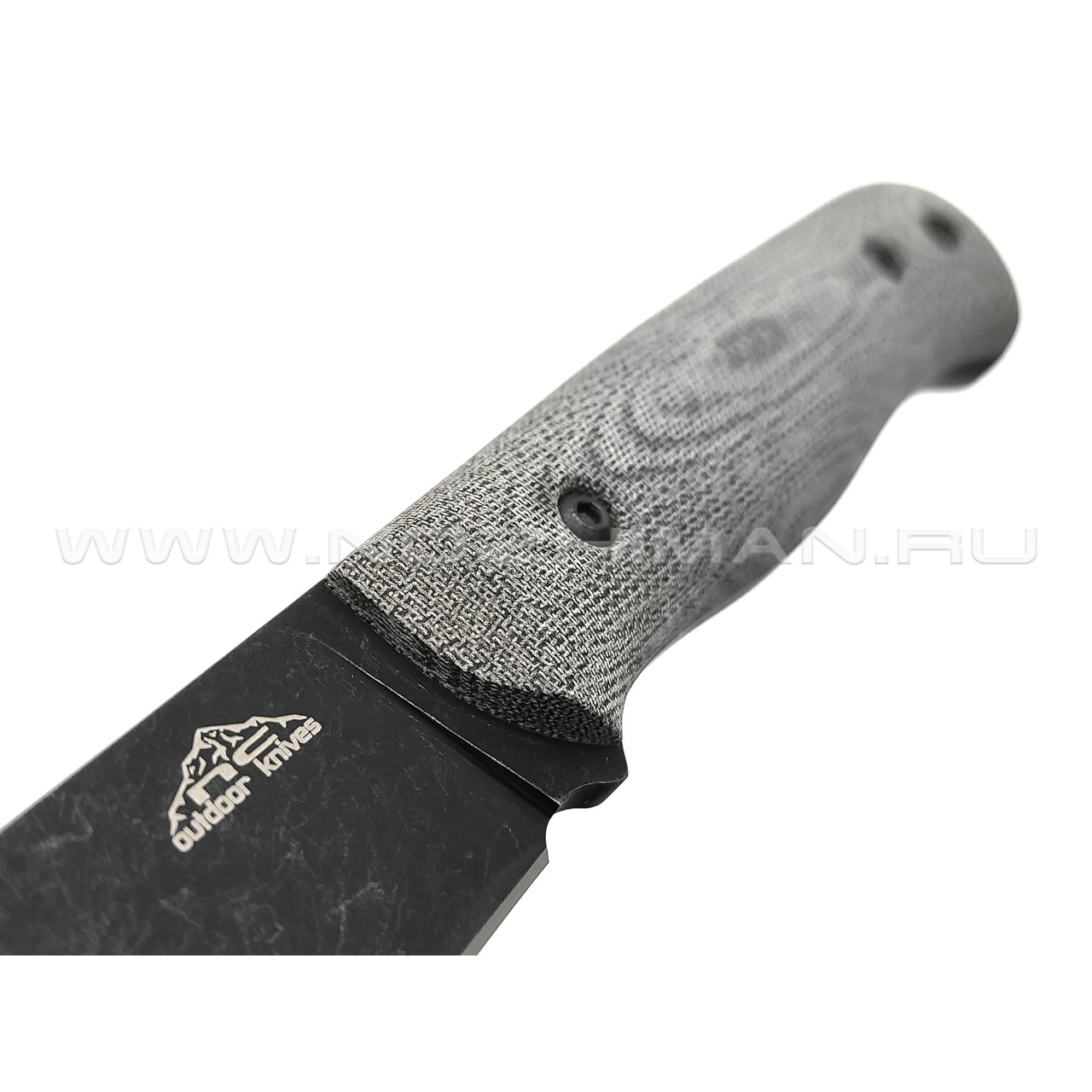 N.C.Custom нож Booster сталь X105 блэквош, рукоять микарта, ножны kydex