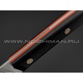 N.C.Custom нож Vizir сталь Aus-10 satin, рукоять G10 black & orange