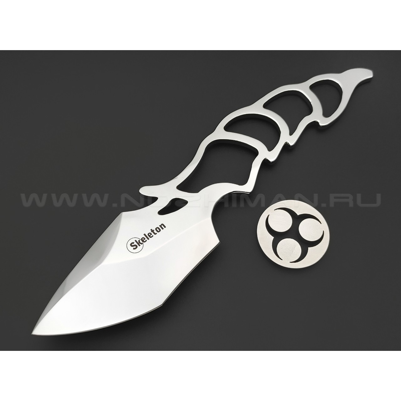 Mr.Blade нож Skeleton сталь Aus-8 полировка, рукоять сталь