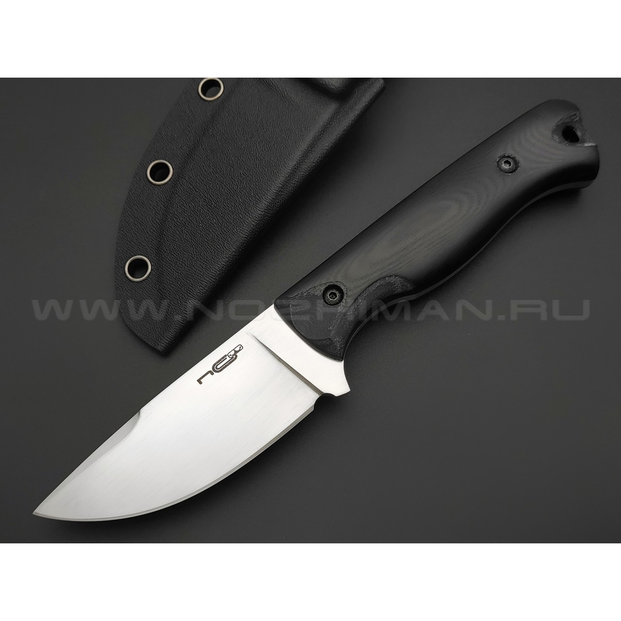 N.C.Custom нож Fang сталь X105 satin, рукоять G10 black