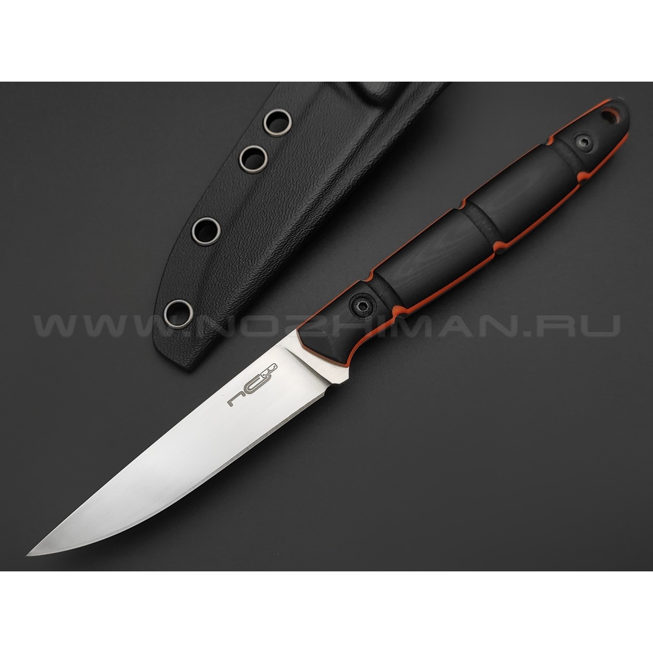N.C.Custom нож Viper сталь Aus-10 satin, рукоять G10 black & orange