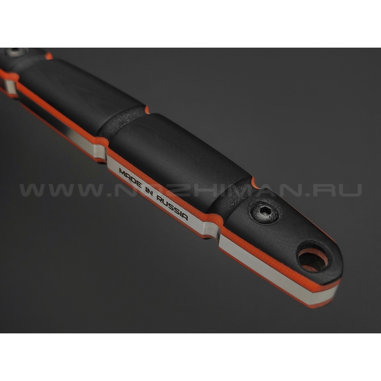N.C.Custom нож Viper сталь Aus-10 satin, рукоять G10 black & orange