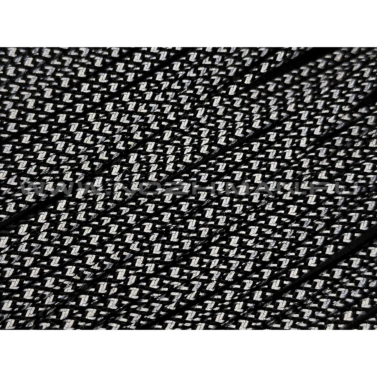 CORD Mini Paracord 275 Светоотражающий Super Reflective (Black Snake)