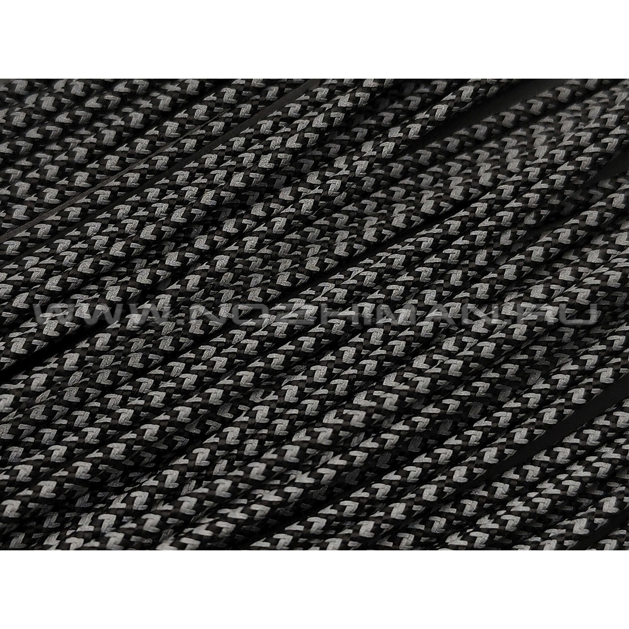 CORD Mini Paracord 275 Светоотражающий Super Reflective (Black Snake)