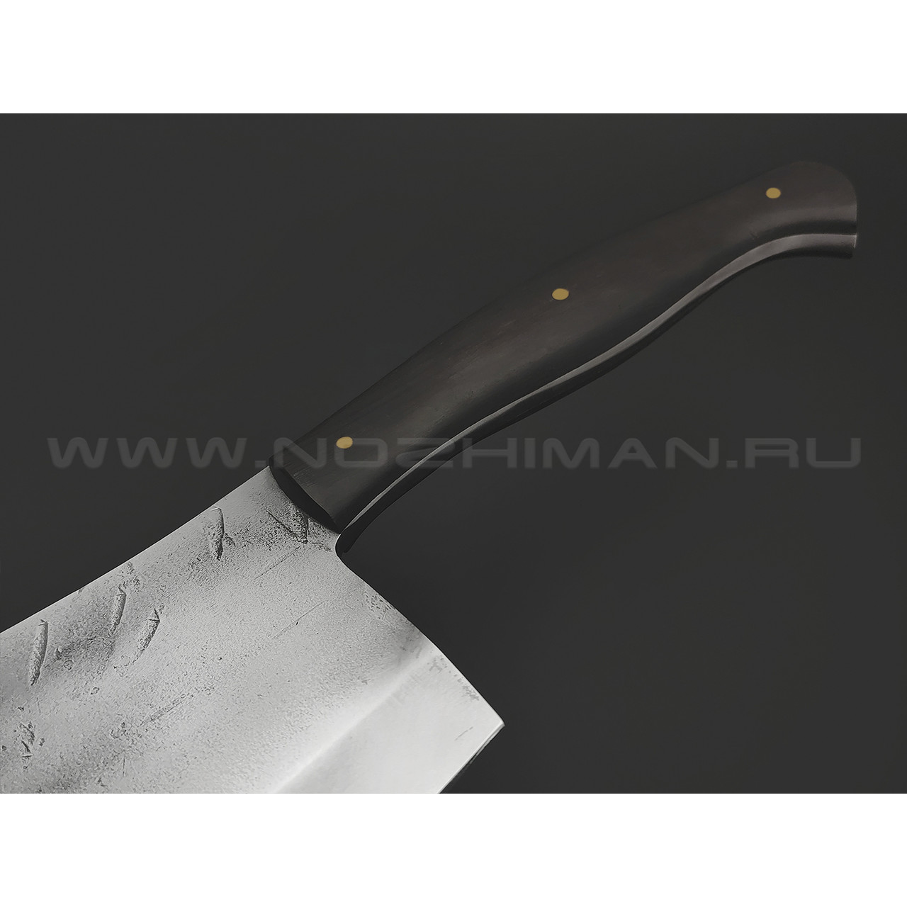 Товарищество Завьялова тяпка для мяса Палач №2 сталь 65Г, рукоять дерево граб