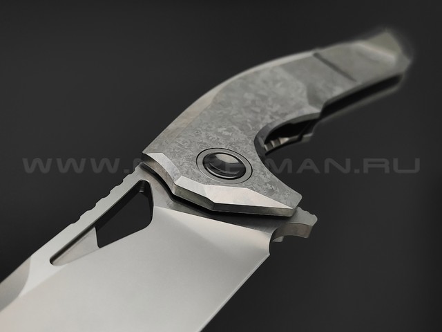 TuoTown нож Allosaurus Limited сталь M390 bead-blast & satin, рукоять Titanium Crystal