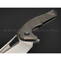 TuoTown складной нож Horridus 2 TAS2-MS сталь M390 bead-blast, рукоять Titanium TC4 Grey