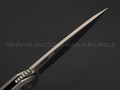 TuoTown нож Whale Limited сталь M390 bead-blast & satin, рукоять Titanium TC4, Carbon fiber green