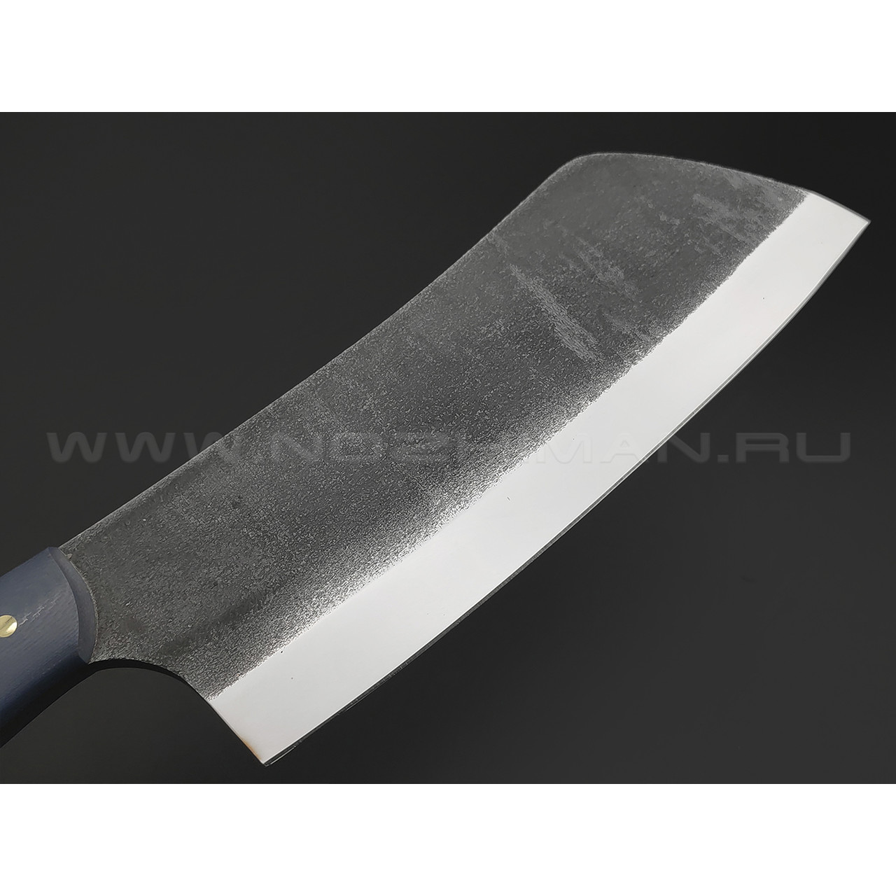Товарищество Завьялова кухонная тяпка для мяса №1 сталь N690, рукоять G10 grey