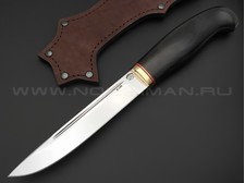 Товарищество Завьялова нож Финка-Б сталь K340, рукоять Дерево граб, латунь
