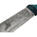 Дмитрий Болбат нож из стали S390 худ. травление, рукоять Alutex twill green, carbon fiber Дмитрий Болбат нож из стали S390 худ. травление, рукоять Alutex twill green, carbon fiber