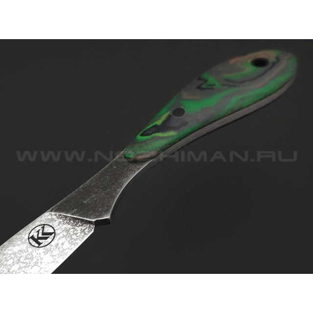 Кирилл Козлов нож Осока Мини сталь VG-10, рукоять Micarta chaotic