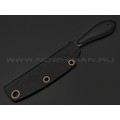 Кирилл Козлов нож Осока сталь Aus-10Co, рукоять G10 black
