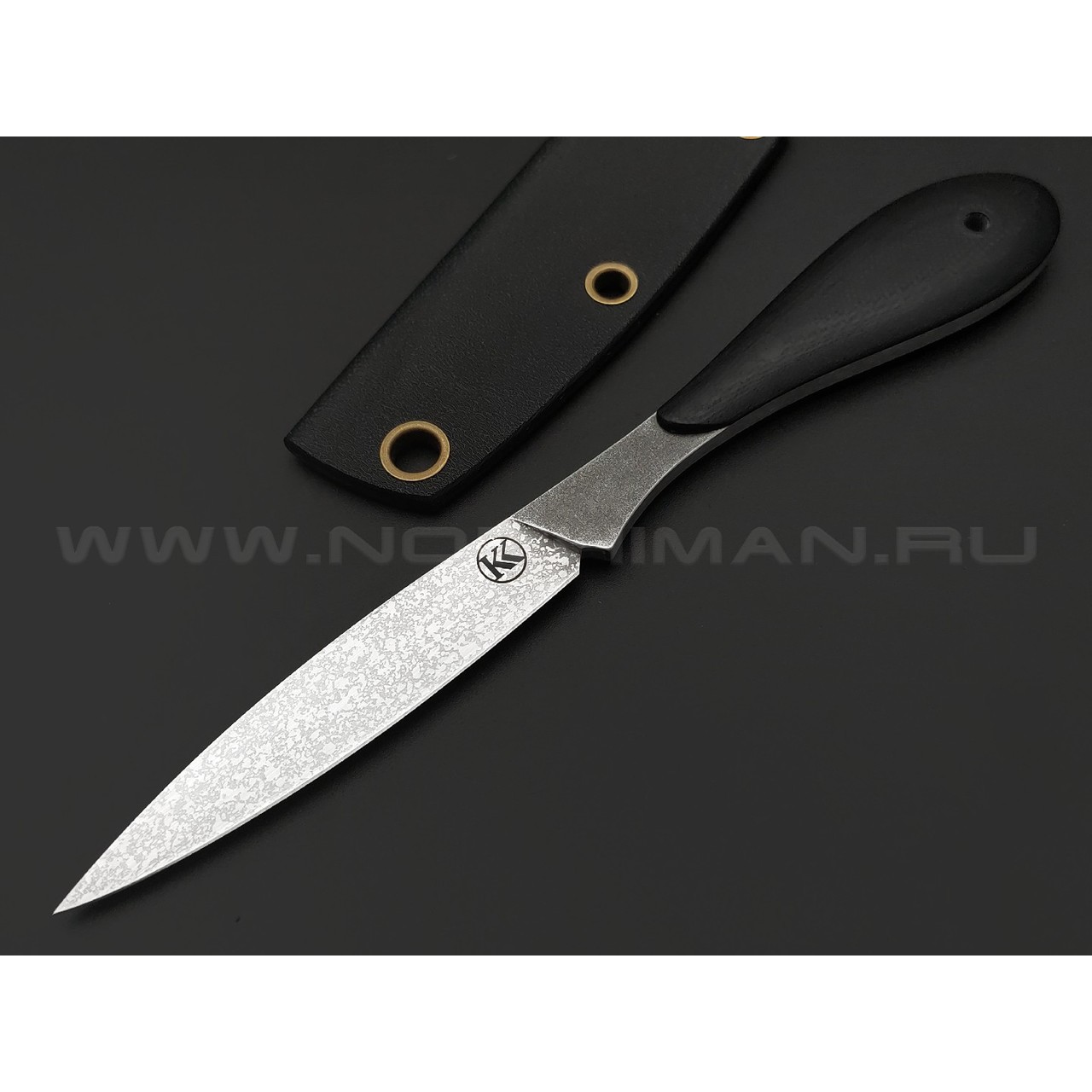 Кирилл Козлов нож Осока сталь Aus-10Co, рукоять G10 black