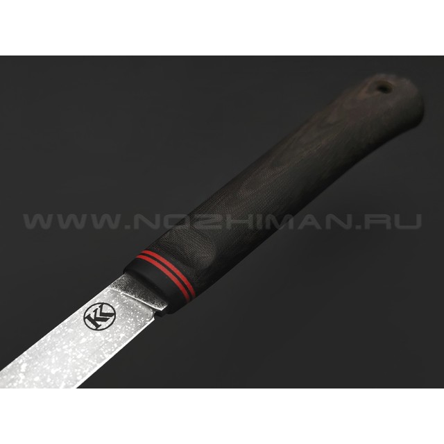 Кирилл Козлов нож Фин сталь Lomax PM, рукоять Micarta black, G10