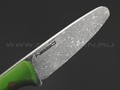 Кирилл Козлов нож Детский сталь N690, рукоять G10 neon green
