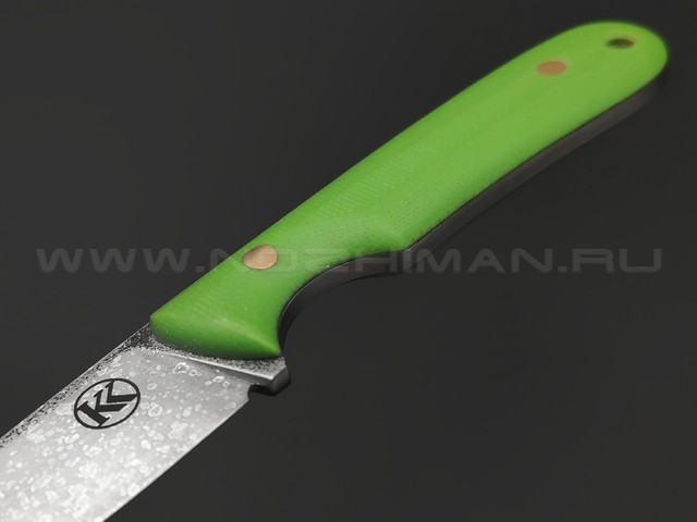 Кирилл Козлов нож Детский сталь N690, рукоять G10 neon green