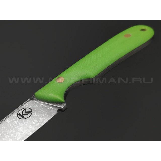Кирилл Козлов нож Детский сталь N690, рукоять G10 neon green