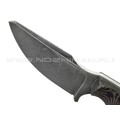 Богдан Гоготов нож NBG-59 Fighter Bomber сталь N690 травление, рукоять G10 black & olive Богдан Гоготов нож NBG-59 Fighter Bomber сталь N690 травление, рукоять G10 black & olive