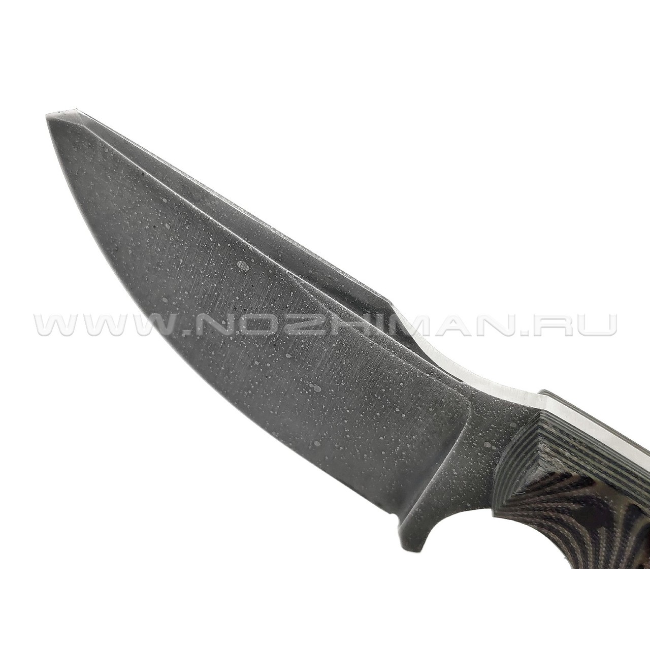 Богдан Гоготов нож NBG-59 Fighter Bomber сталь N690 травление, рукоять G10 black & olive
