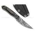Богдан Гоготов нож NBG-57 сталь 95Х18 травление, рукоять Carbon fiber