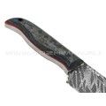 Богдан Гоготов нож NBG-55 сталь 95Х18 травление, рукоять Chaotic carbon fiber blue Богдан Гоготов нож NBG-55 сталь 95Х18 травление, рукоять Chaotic carbon fiber blue