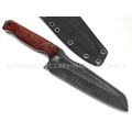 Богдан Гоготов нож NBG-69 сталь N690 травление, рукоять G10 black & red Богдан Гоготов нож NBG-69 сталь N690 травление, рукоять G10 black & red