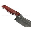 Богдан Гоготов нож NBG-69 сталь N690 травление, рукоять G10 black & red Богдан Гоготов нож NBG-69 сталь N690 травление, рукоять G10 black & red