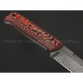Богдан Гоготов нож Танто NBG-66 сталь 95Х18 травление, рукоять G10 red-black-grey Богдан Гоготов нож Танто NBG-66 сталь 95Х18 травление, рукоять G10 red-black-grey