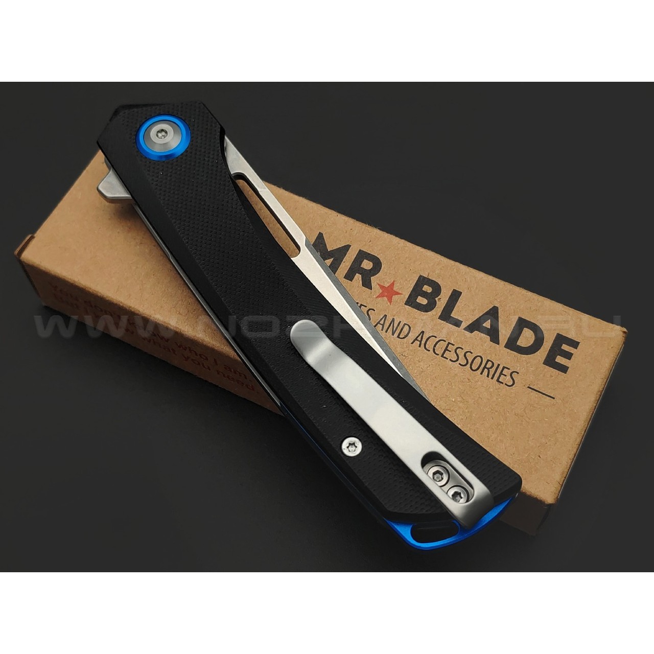 Mr.Blade складной нож Finch сталь Aus-8 sw, рукоять G10 black